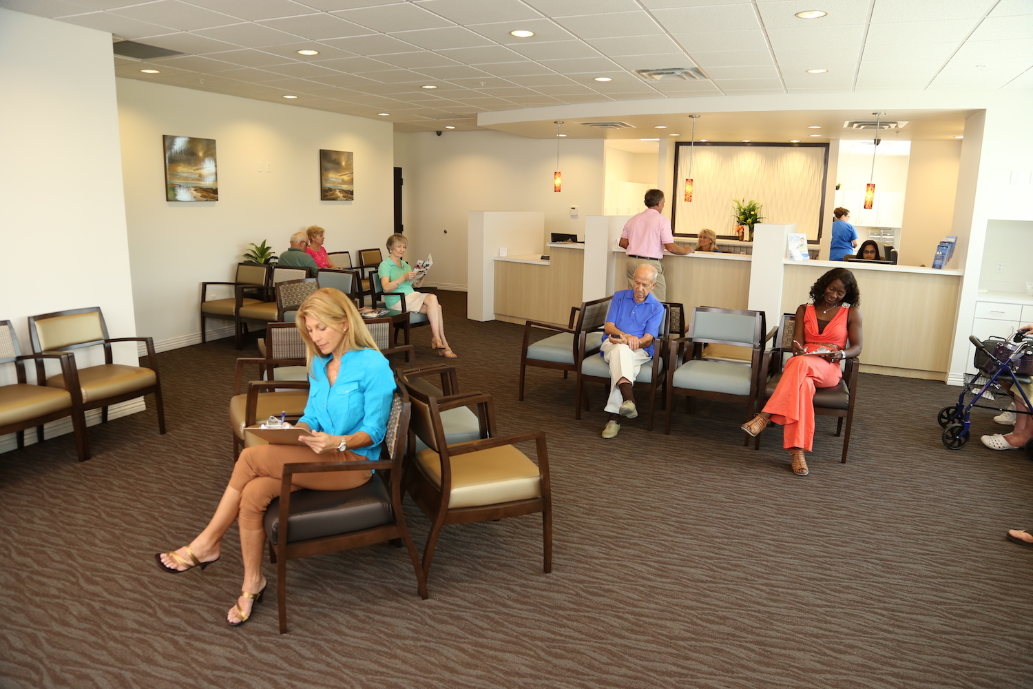 Surgery Center of Viera, Melbourne FL - Comfortable Waiting Room